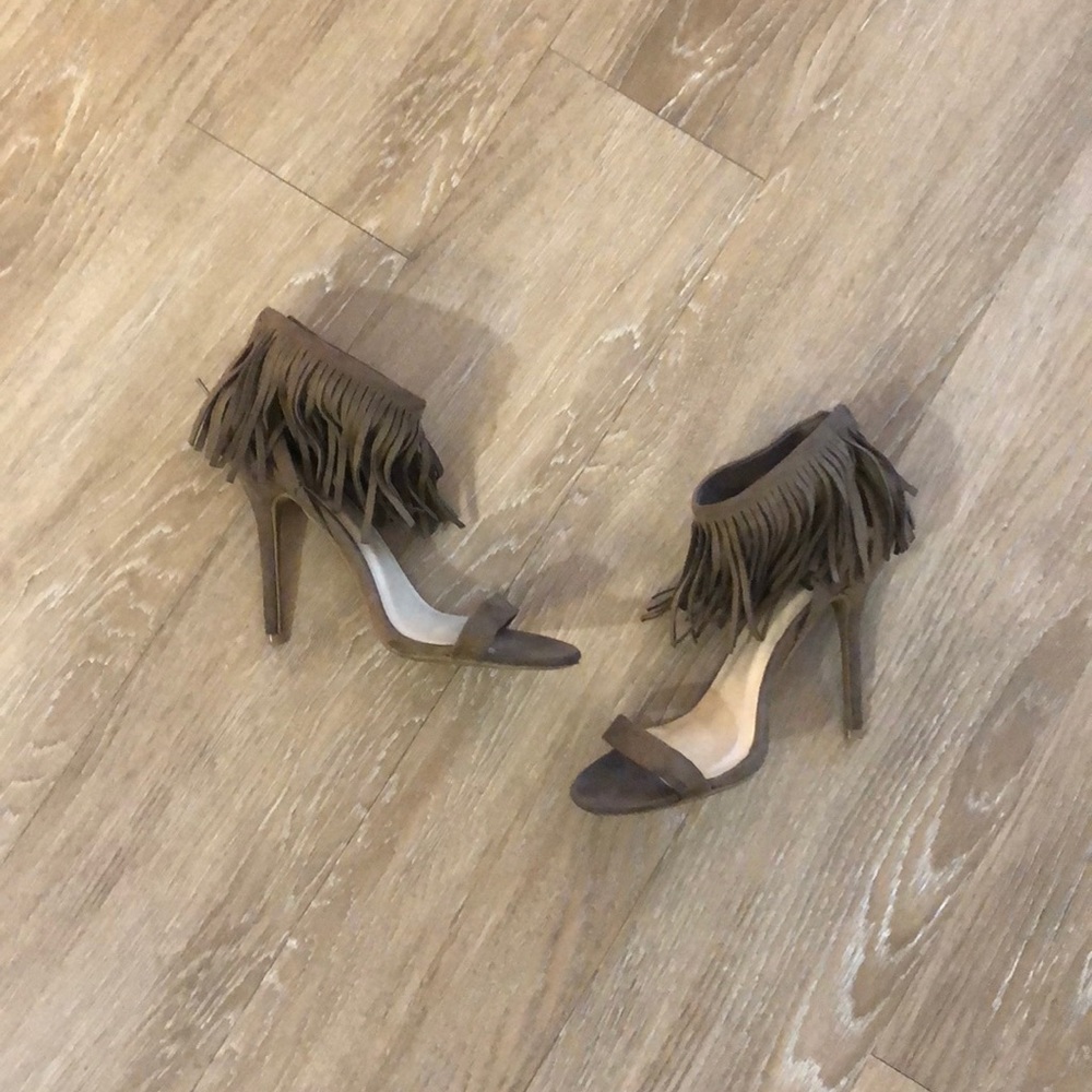 Fringe Heels with suede!
